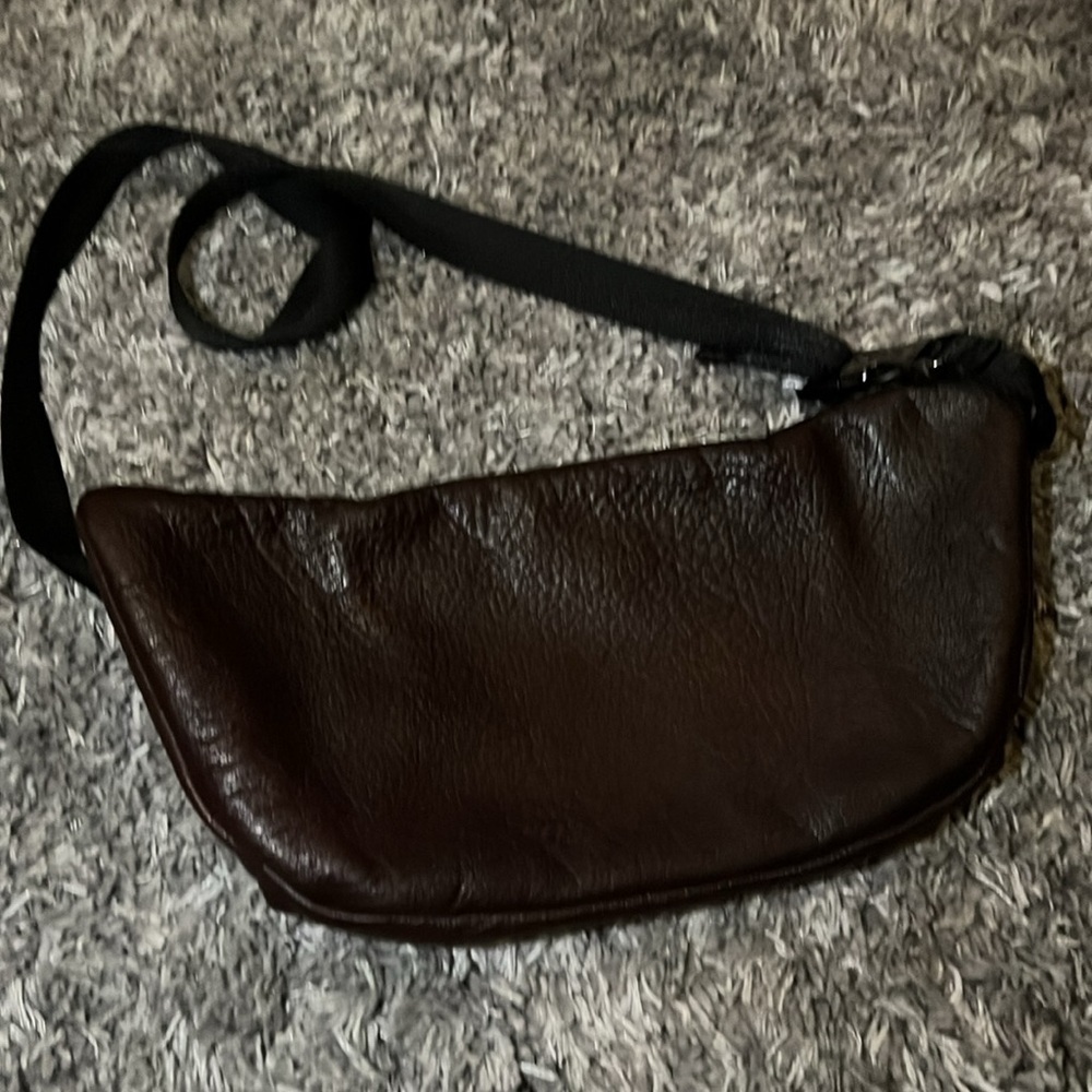 Brown Leather Men's Bag - Picture 4 of 9